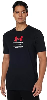 T-shirt à manches courtes avec symbole géométrique pour homme