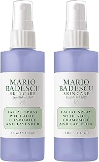 Spray visage mario badescu à l'aloe vera, camomille et lavande 4 oz. duo