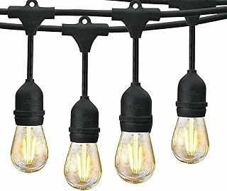 Bande d'éclairage extérieur de 10m éclairage commercial résistant aux intempéries ampoules