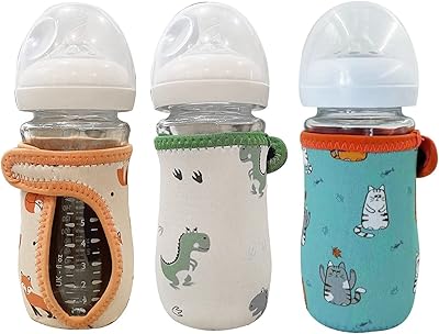 Lot de 3 manchons pour bouteille philips avent en néoprène de 8