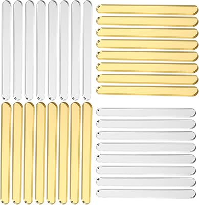 Yarno 50pcs bâtonnets de crème glacée ensemble pour enfants bâtons de glace