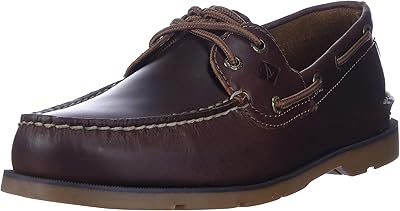 Bottes sperry leeward 2 eye pour homme, marron, 45 eu
