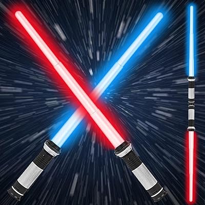 Épée lumineuse led rétractable 7 couleurs avec son pour cadeaux de fête