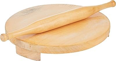 Planche à rouler et rouleau en bois raj, 11 pouces, modèle wmc001, 1