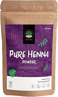 Poudre de henné pure green tree 100 % naturelle et sans produits chimiques