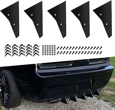 Kit de répartiteurs arrière v2 5 pièces pour dodge challenger hellcat sxt rt