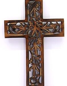 Esplanade croix catholique en bois jésus-christ pour mur et basilique d'église | décoration d'intérieur | bois - 12 pouces - marron. Diaytar Sénégal : Votre destination e-commerce pour des produits de qualité à prix discount