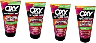 Nettoyant contre l'acné oxy à force maximale 150 ml (paquet de 4)