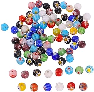 Expert 200 pièces perles rondes en verre pour la fabrication de bijoux pour adultes, assortiment de perles de hochet en vrac pour bracelets, colliers, pendentifs 6 mm. Diaytar Sénégal : Achetez plus, dépensez moins