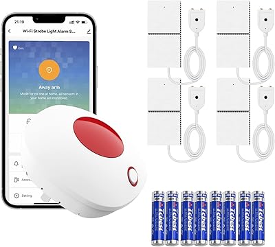Détecteur de fuite d'eau capteurs d'alarme d'eau avec passerelle wifi capteur