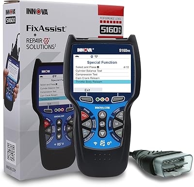 Scanner/lecteur de code de voiture innova 5160rs pro obd2 avec abs, srs, données