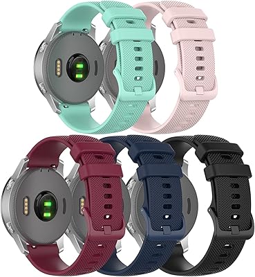 Lot de 5 bracelets de rechange compatibles avec garmin forerunner 255s venu 2s