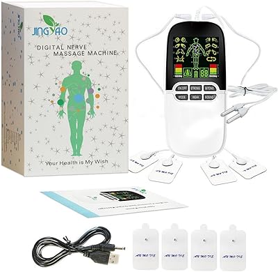 Masseur électrique à double canal pour adolescents, masseur électrique de thérapie ems, unité