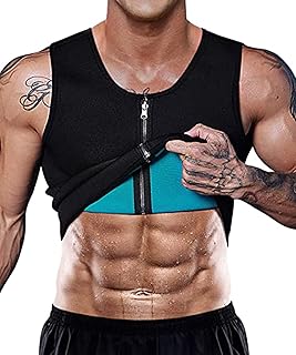 Gilet de sauna pour piéger la chaleur pour hommes combinaison perte poids