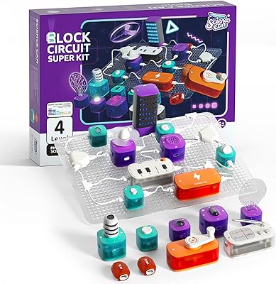 Science can kit de circuits électriques pour enfants kit d'expérimentation enfants