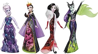 Collection disney princess villains black and brights poupée mannequin 4 pièces jouet