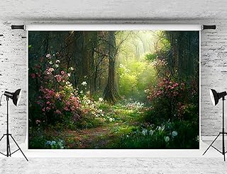Kate 7x5 pieds toile de fond forêt pour photographie portrait floral
