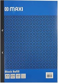 Maxi carnet, 200 feuilles a4 lignées, écriture réversible (210 x 297 mm) 60