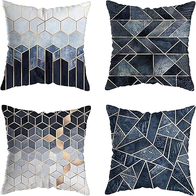 18" x housses de coussin décoratives pour la maison lot de 4