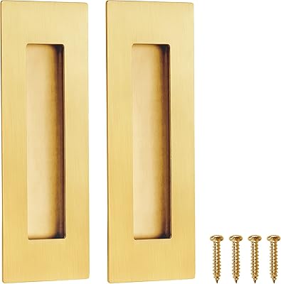 Poignées creuses malimali de 6" pour porte escamotable et porte de placard, poignée