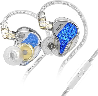 Écouteurs intra-auriculaires cca de lyra écouteurs em magnétiques doubles de 10 mm