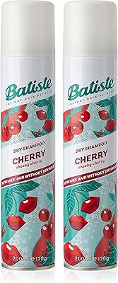 Shampooing sec batiste parfum cerise, 200 ml, paquet de 2