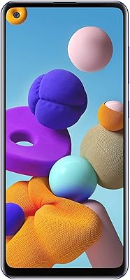 Samsung galaxy a21s (a217f-ds, 64 go de ram, 4 go, bleu)