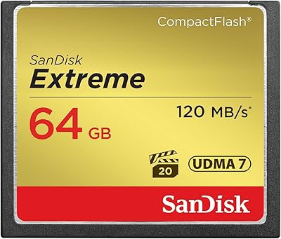 Carte sandisk compactflash extreme 64 go