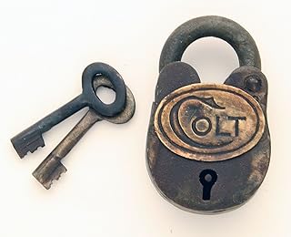 Serrure en métal old west colt avec clés