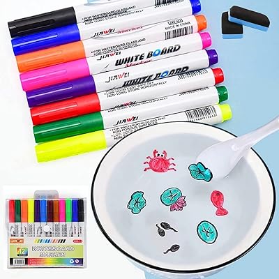 Edupro - 12 couleurs stylos flottants à eau doodle stylos à peinture à