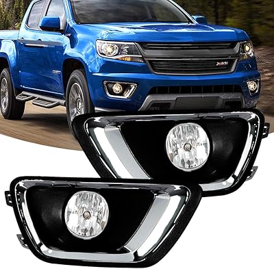 Ensemble de feux antibrouillard avant v-getting pour chevrolet colorado 2015 2016