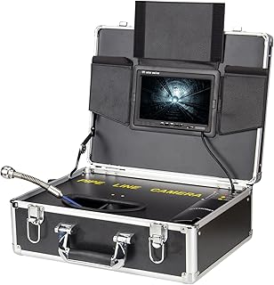 Caméra vidéo d'inspection caméra d'égout de canalisation industrielle lcd couleur 7'' avec capacité