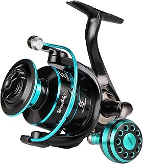 Moulinets de pêche légers et super doux sogaylang, rouge bleu or