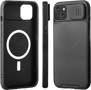 Aoshuang coque de protection magnétique en silicone avec coque coulissante pour appareil
