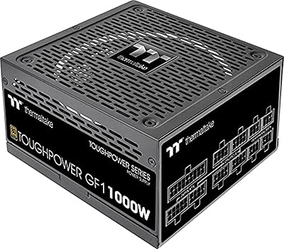 Alimentation thermaltake tough power gf1 1000 w entièrement modulaire 80 plus gold psu