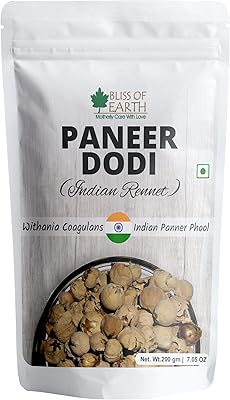 Bliss of earth 238 ml paneer doda (rhinyl indien) pour les diabétiques, paneer