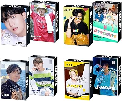 4pcs-120pcs ensemble de cartes lomo bts j-hope k-pop bangtan boys cartes de vœux