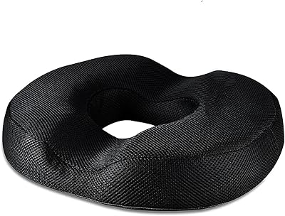 Coussin de siège en forme de beignet pour soulager la douleur causée