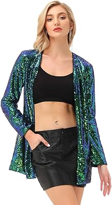 Kancy kole cardigan à manches longues et paillettes pour femme, ouvert sur le devant, taille s-xxl. Diaytar Sénégal : Simplicité, rapidité, économie