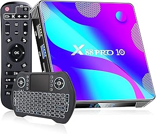 Boîtier tv android, easytone smart tv box android 11.0 4 go de ram