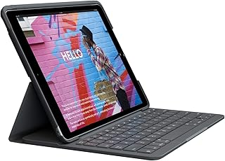Étui clavier logitech pour ipad (7e, 8e, 9e génération) | étui clavier fin