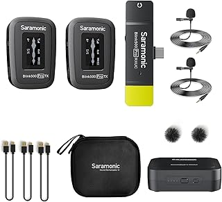 Blink 500 pro saramonic b6 mini microphone stéréo sans fil double canal