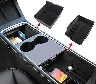 Plateau organisateur de console centrale caroiner pour tesla modèle 2021-2022 2023 3/y boîte