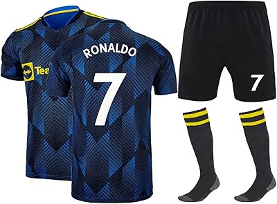 Maillot de football portugais ldasson 7, tailles enfants et jeunes