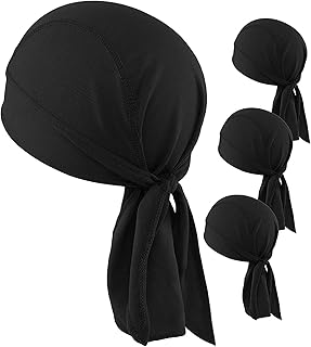 4pcs duo rag cyclisme sweat absorbant couvre-chef casque de moto bonnets de refroidissement chapeaux de pirate durag bandana foulard pour hommes femmes. Catalogue géant, prix mini chez Diaytar Sénégal