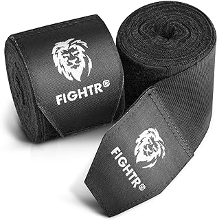 Bandages de mains semi-élastiques fighter® deluxe de 160 pouces avec boucle de pouce