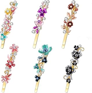 Épingles à cheveux fleurs vintage pinces pour femmes épingles décoratives en métal