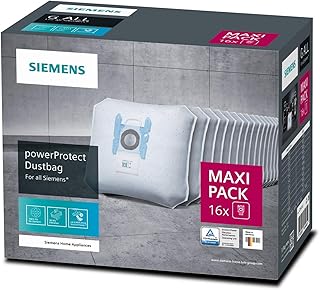 Siemens powerprotect 16 x sac d'aspirateur avec joint compatible avec tous les modèles