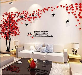 Stickers muraux 3d à double paroi en acrylique, motif arbre, pour salon, chambre à coucher, décor de fond de télévision. Diaytar : Votre allié pouvoir d'achat au quotidien