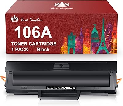 Toner kingdom 106a cartouches de toner de remplacement pour imprimante hp 106a w1106a